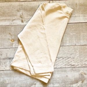 COS speckled oversized cream sweatshirt | M